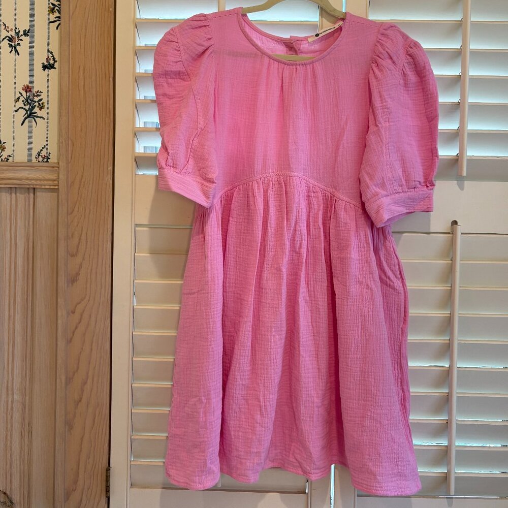 Pink mini dress